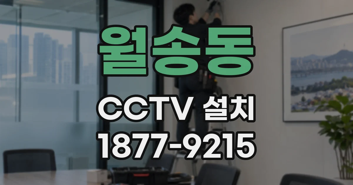 월송동 CCTV 설치