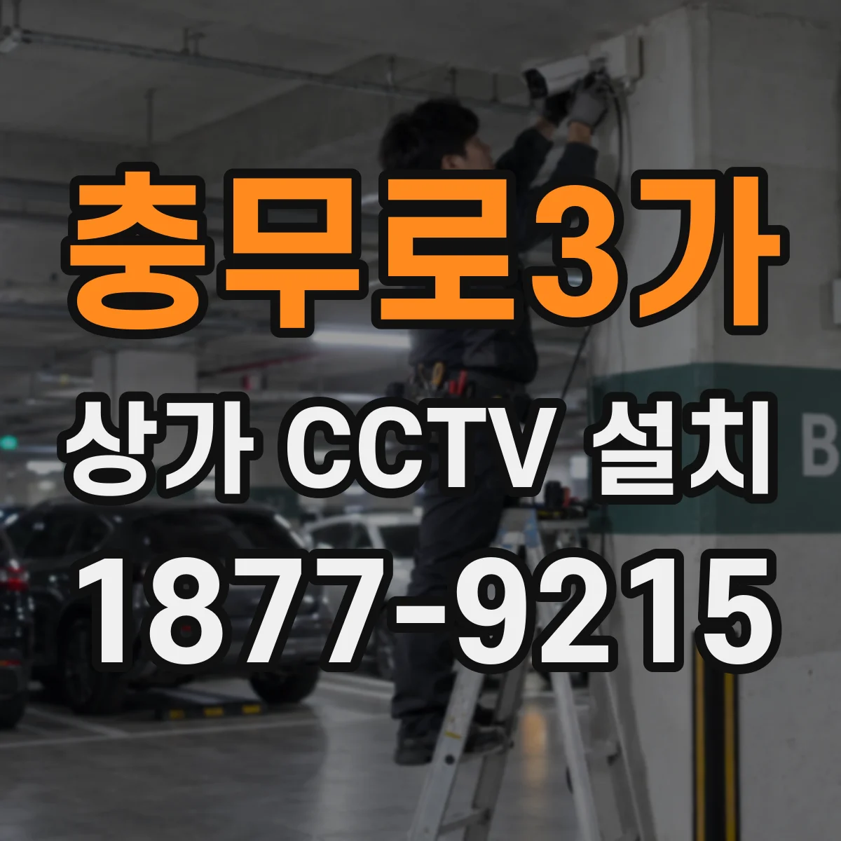 충무로3가 상가 CCTV 설치