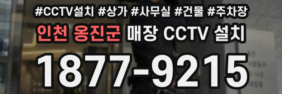 인천 옹진군 매장 CCTV 설치