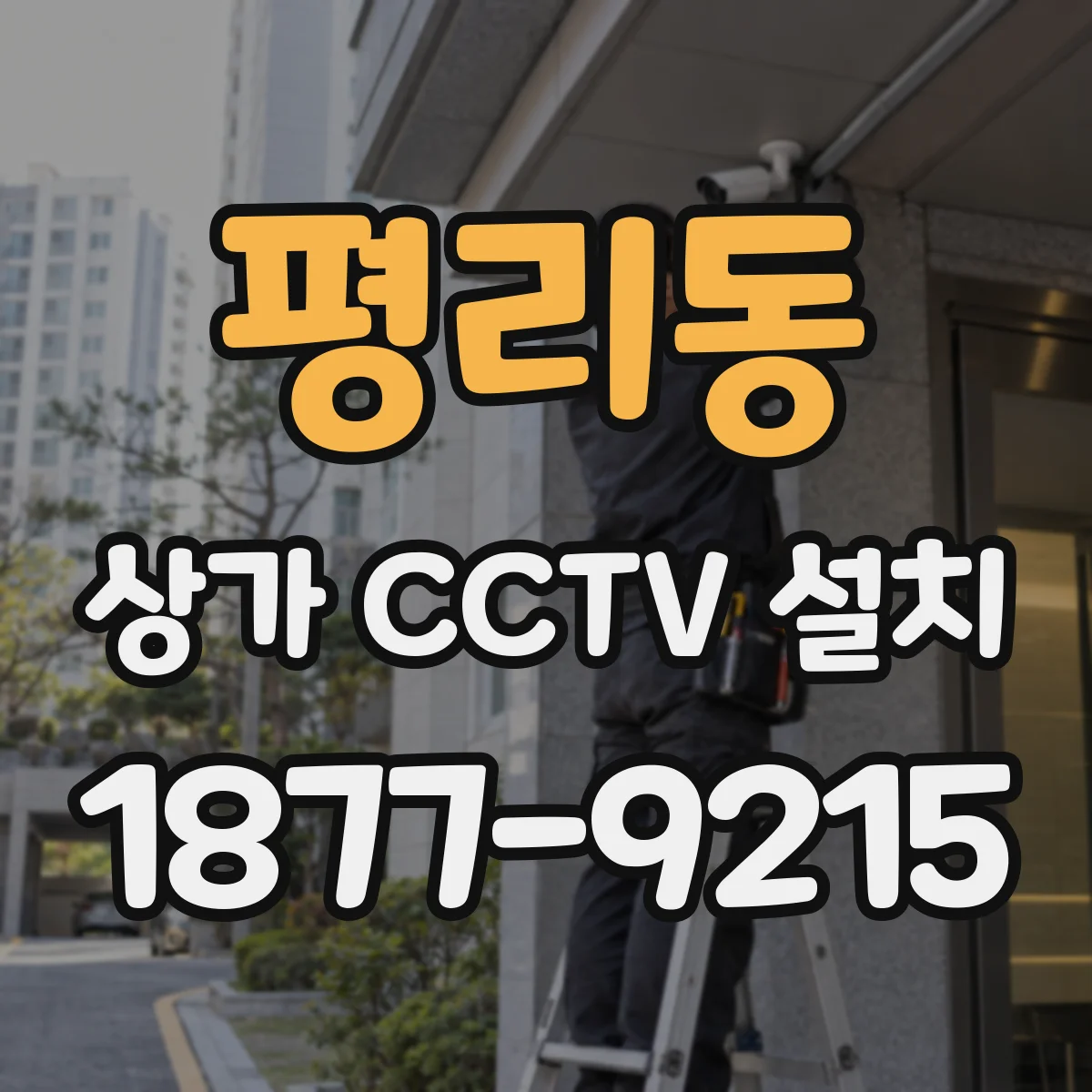 평리동 상가 CCTV 설치