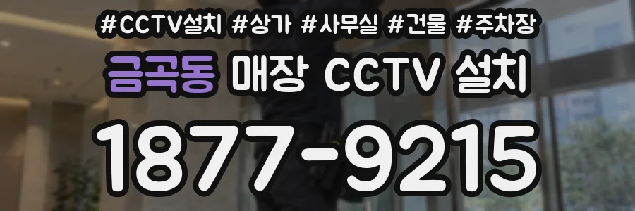 금곡동 매장 CCTV 설치