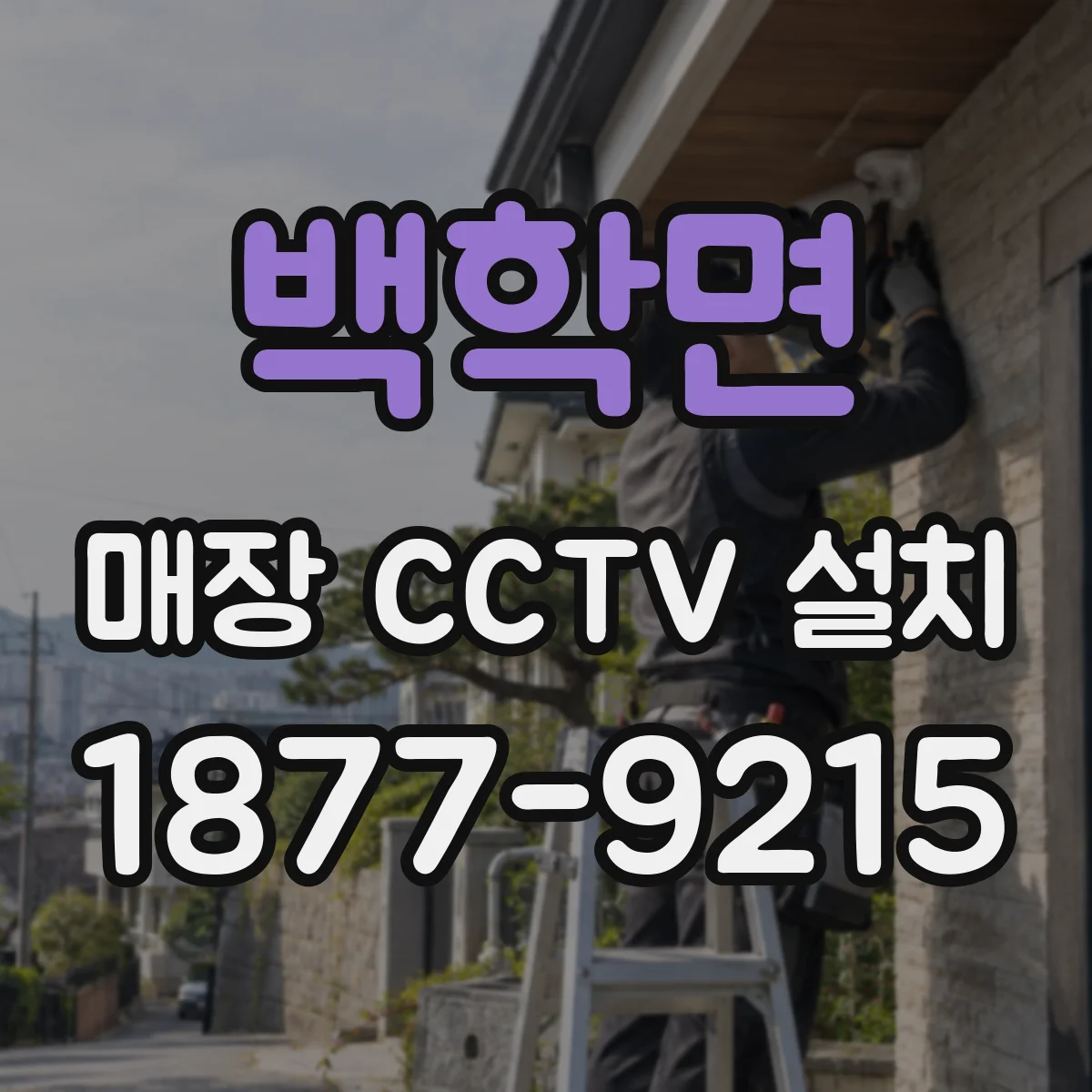 백학면 매장 CCTV 설치
