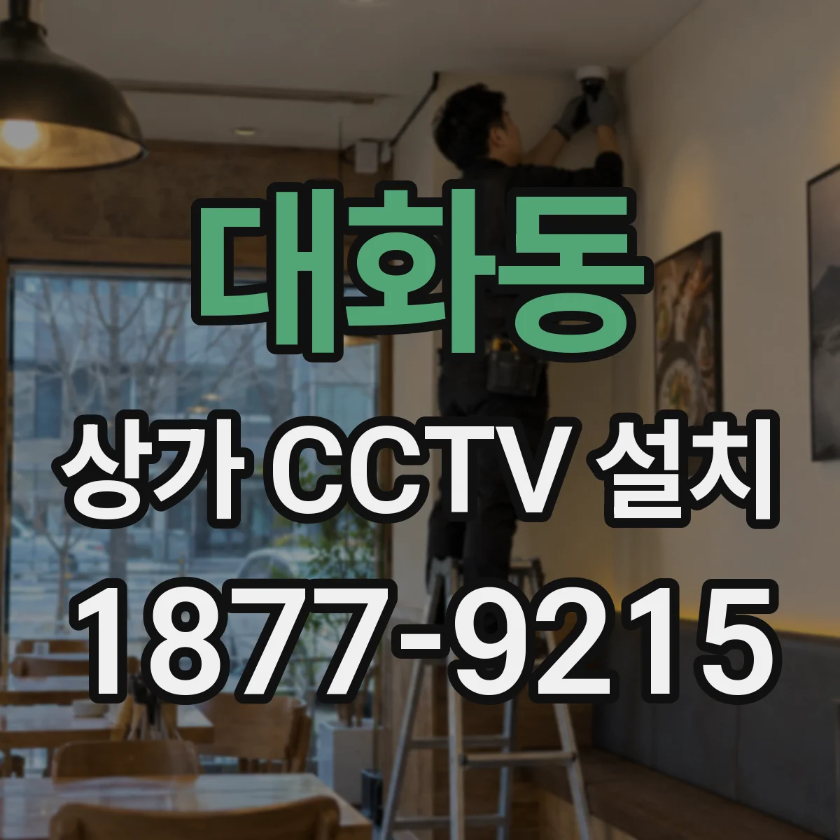 대화동 상가 CCTV 설치