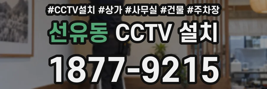 선유동 CCTV 설치