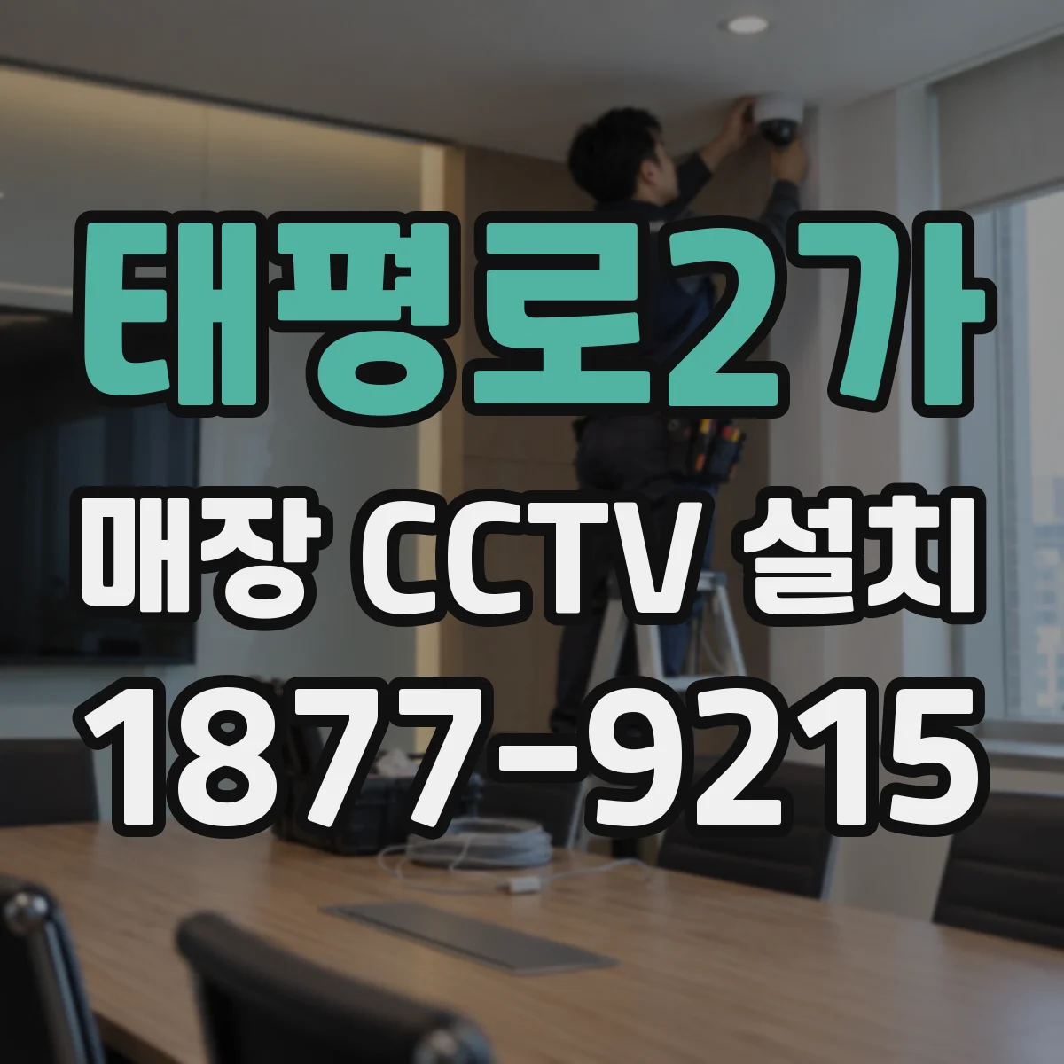 태평로2가 매장 CCTV 설치