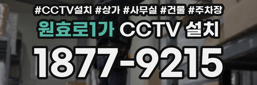 원효로1가 CCTV 설치