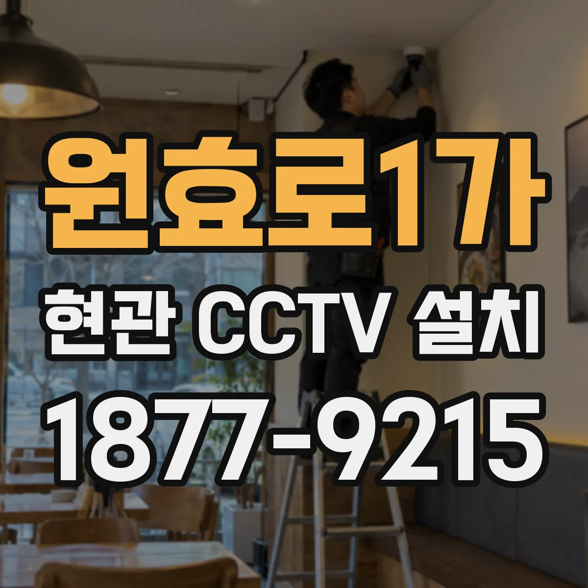 원효로1가 현관 CCTV 설치