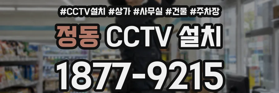 정동 CCTV 설치