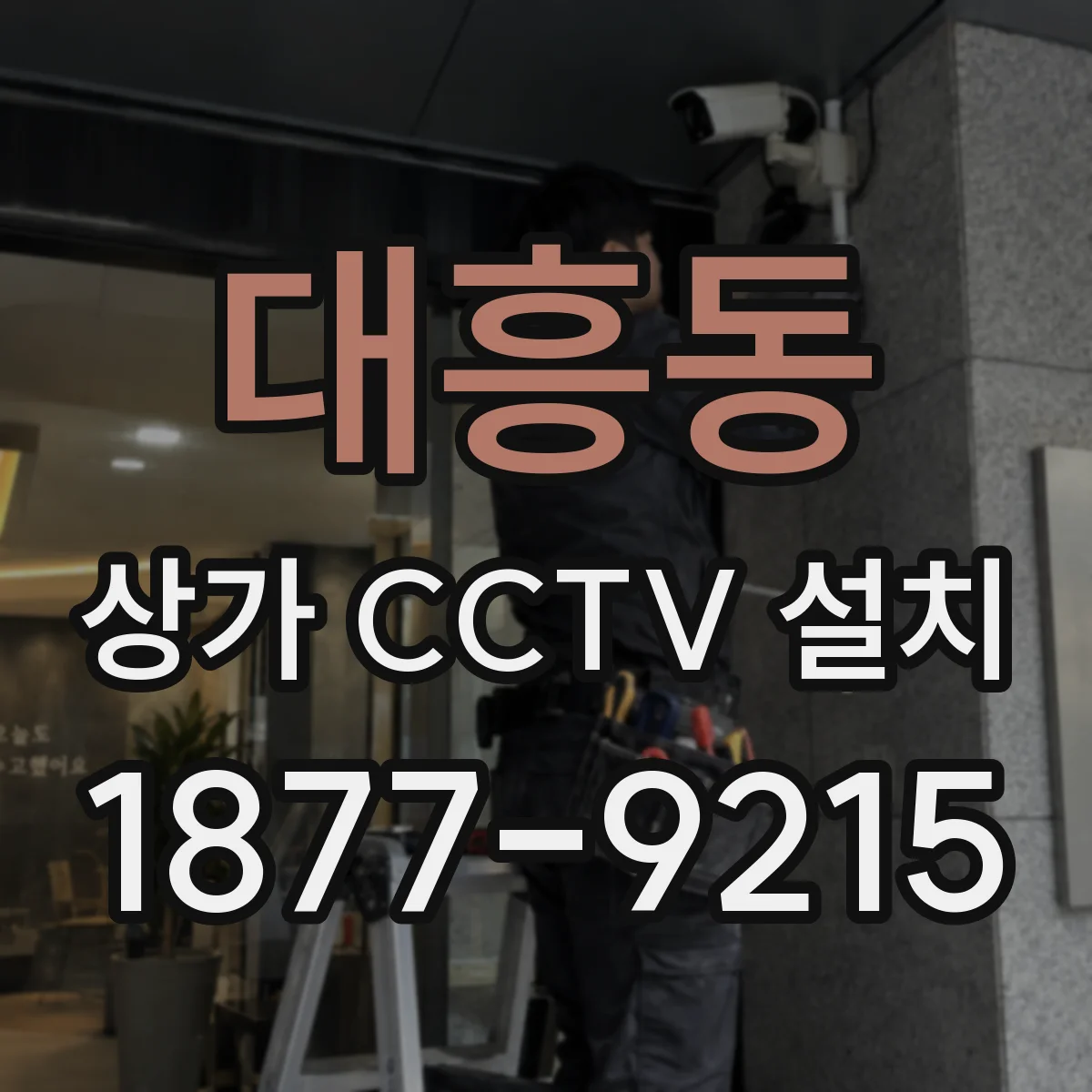 대흥동 상가 CCTV 설치