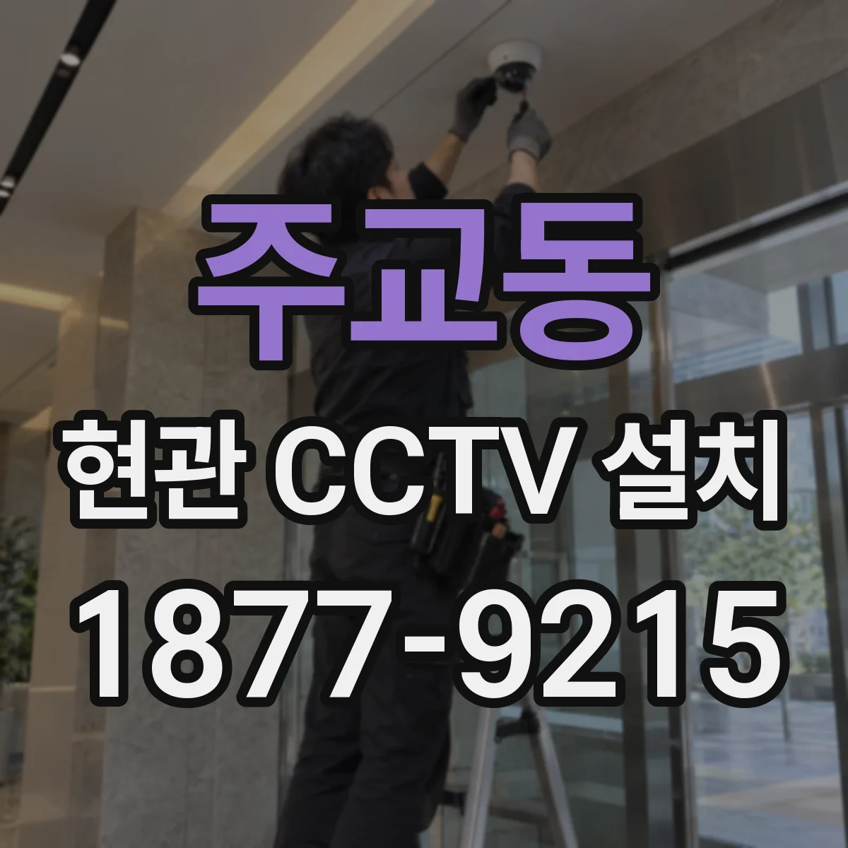 주교동 현관 CCTV 설치