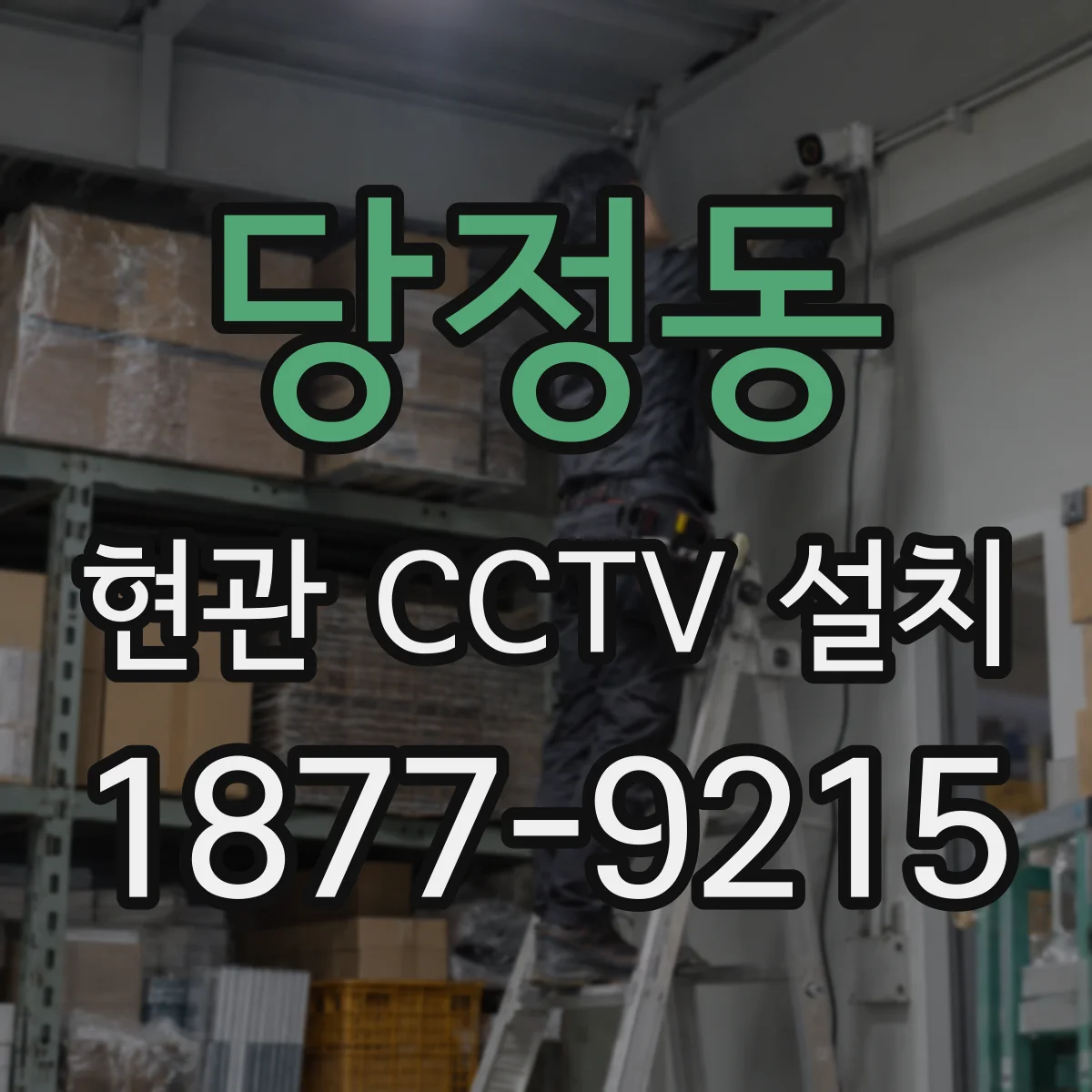 당정동 현관 CCTV 설치