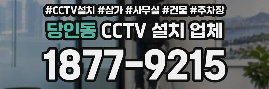 당인동 CCTV 설치 업체