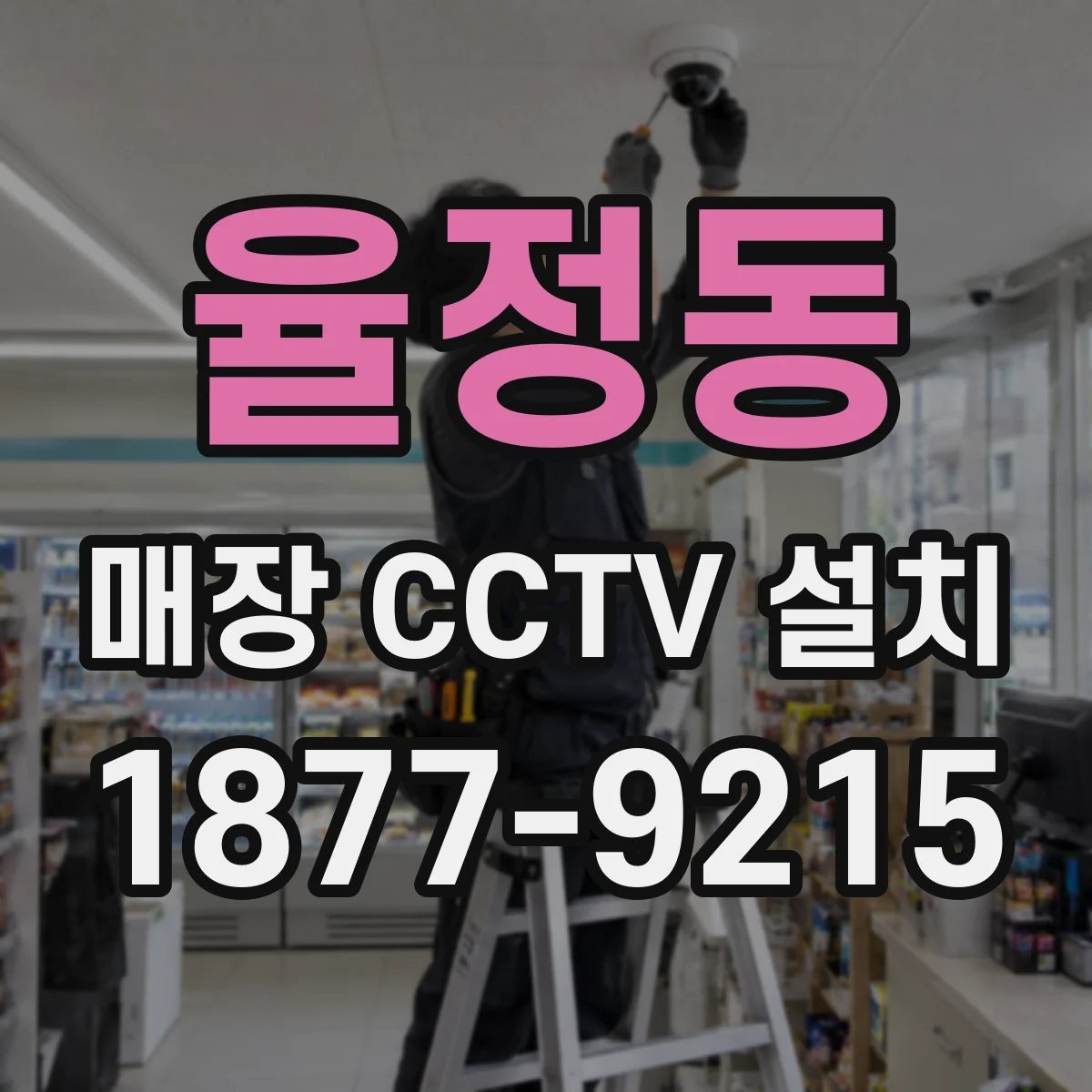 율정동 매장 CCTV 설치