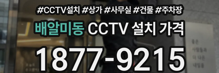 배알미동 CCTV 설치 가격