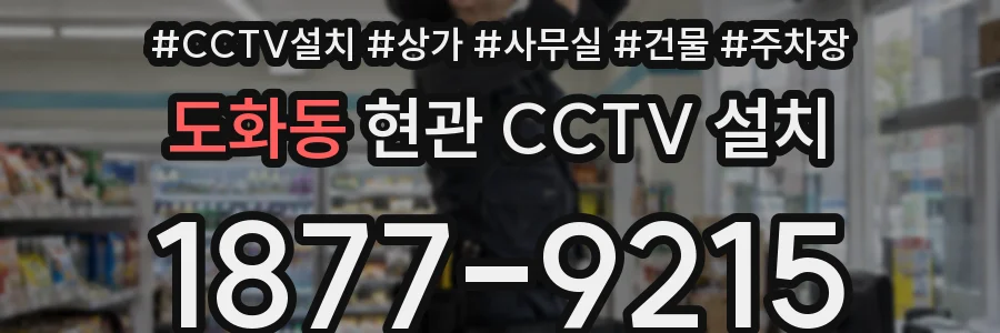 도화동 현관 CCTV 설치