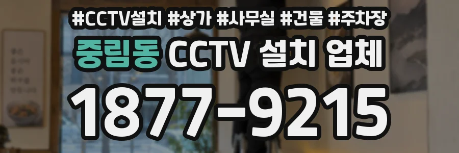 중림동 CCTV 설치 업체