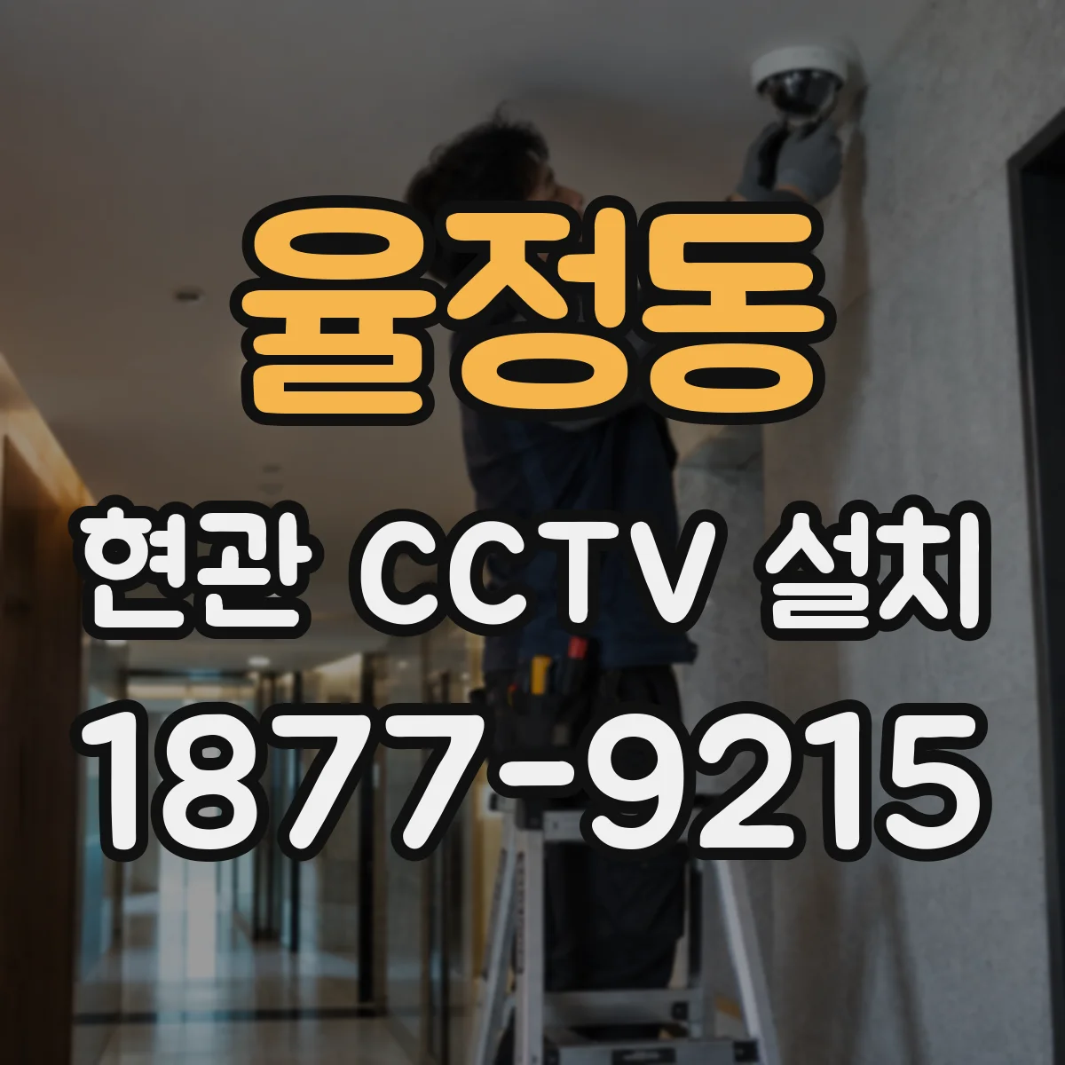 율정동 현관 CCTV 설치