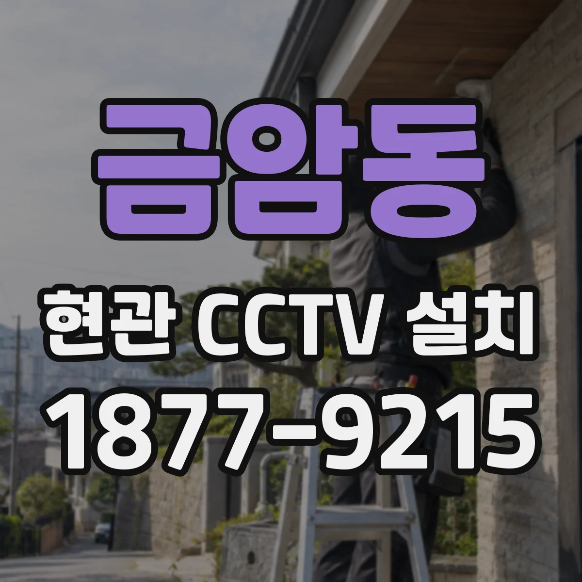 금암동 현관 CCTV 설치