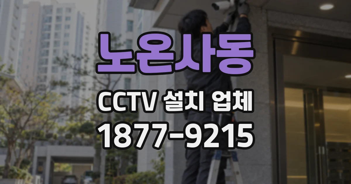노온사동 CCTV 설치 업체