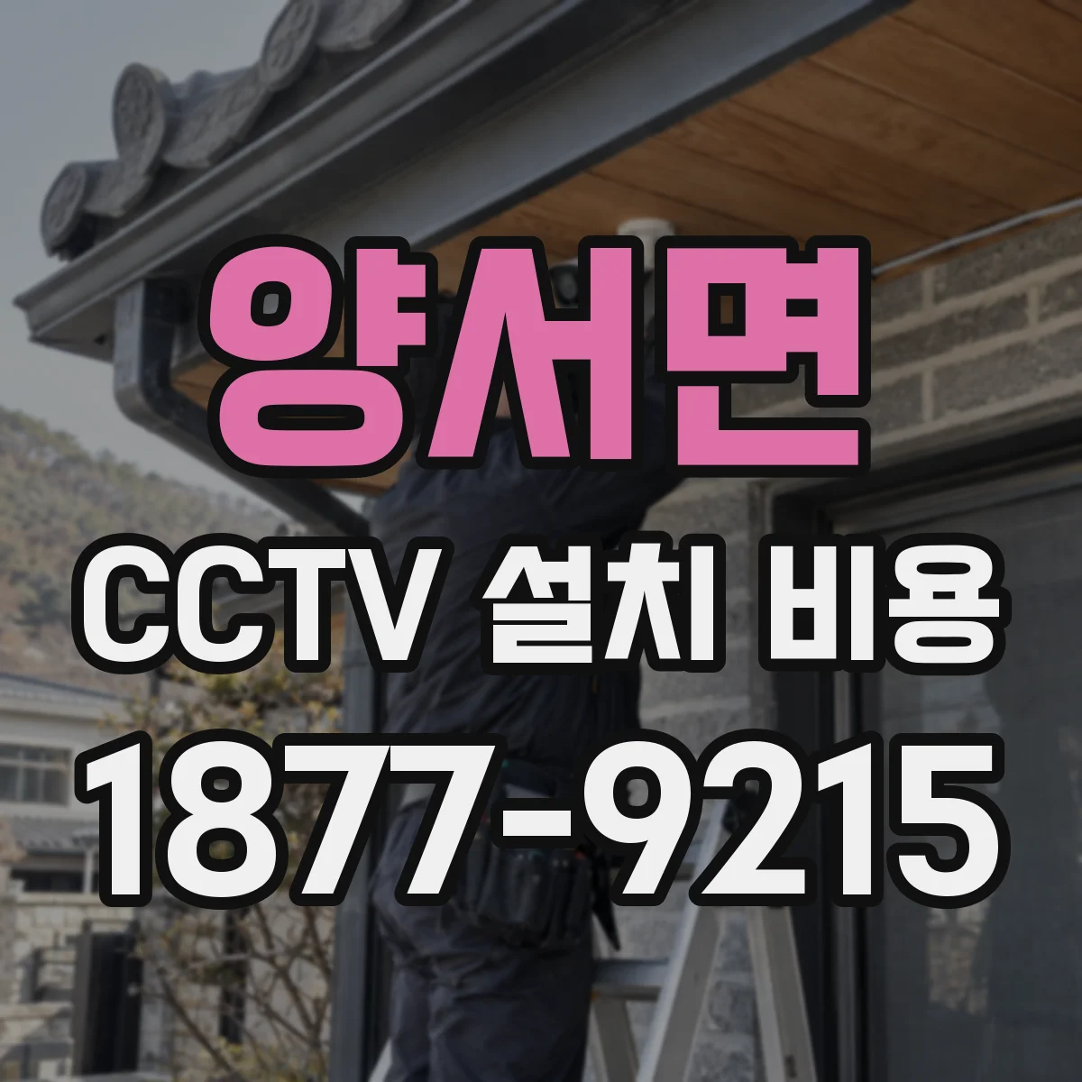 양서면 CCTV 설치 비용