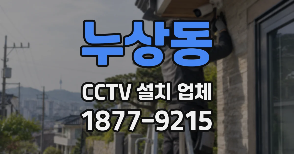 누상동 CCTV 설치 업체
