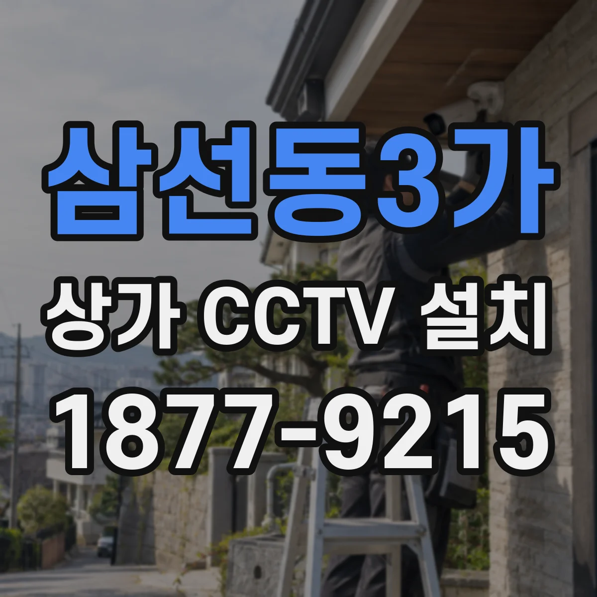 삼선동3가 상가 CCTV 설치
