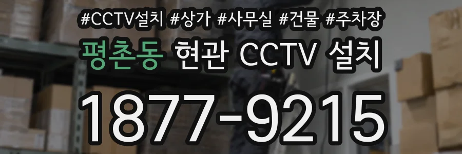 평촌동 현관 CCTV 설치