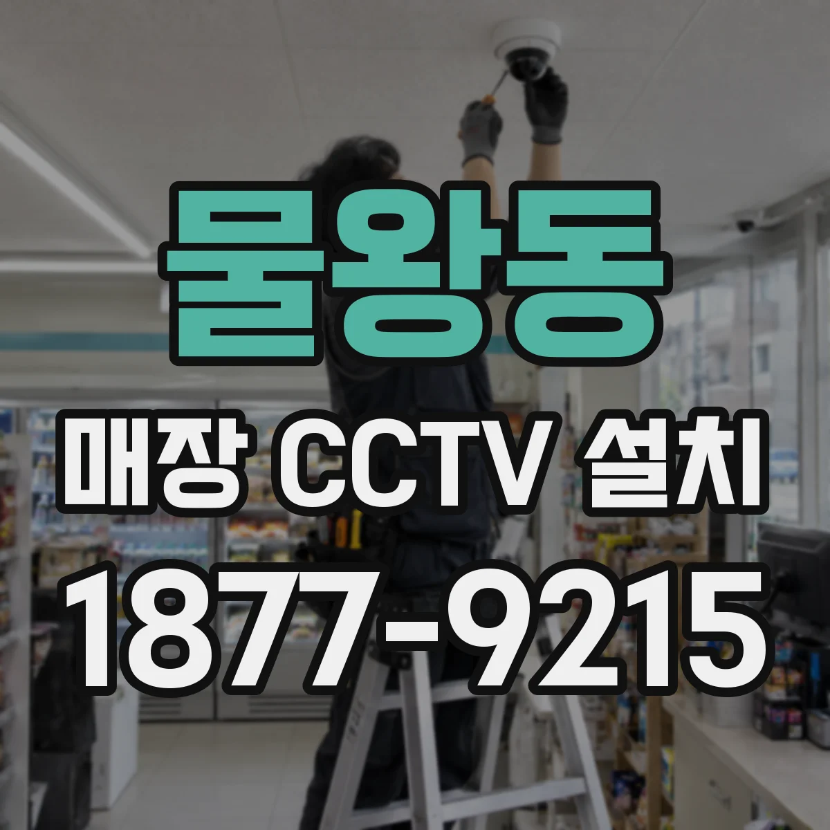 물왕동 매장 CCTV 설치