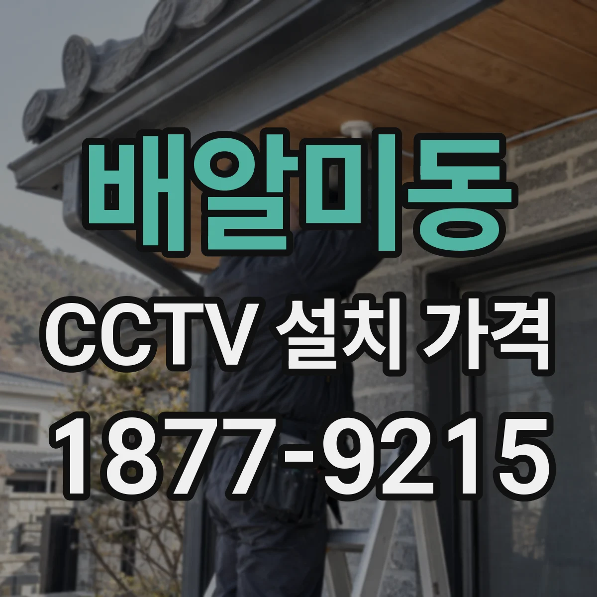 배알미동 CCTV 설치 가격