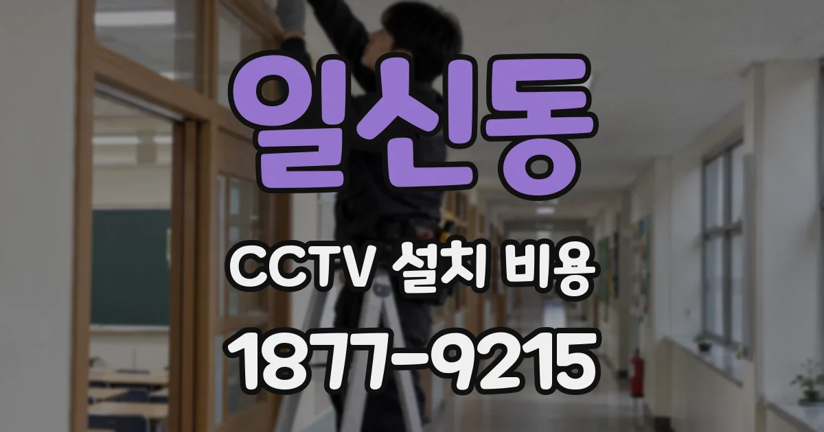 일신동 CCTV 설치 비용