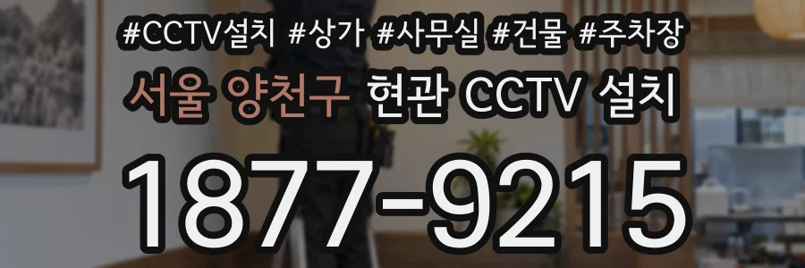 서울 양천구 현관 CCTV 설치