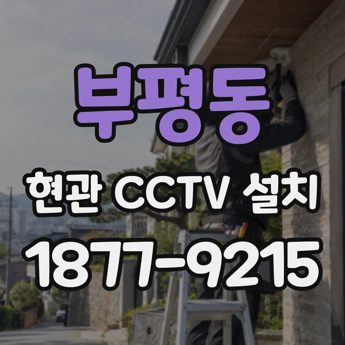 부평동 현관 CCTV 설치