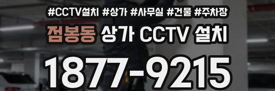 점봉동 상가 CCTV 설치