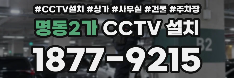 명동2가 CCTV 설치