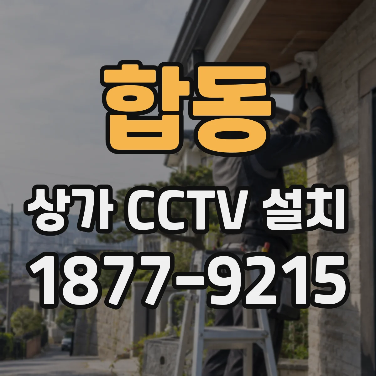 합동 상가 CCTV 설치
