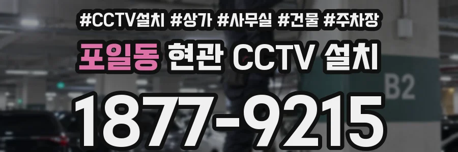 포일동 현관 CCTV 설치