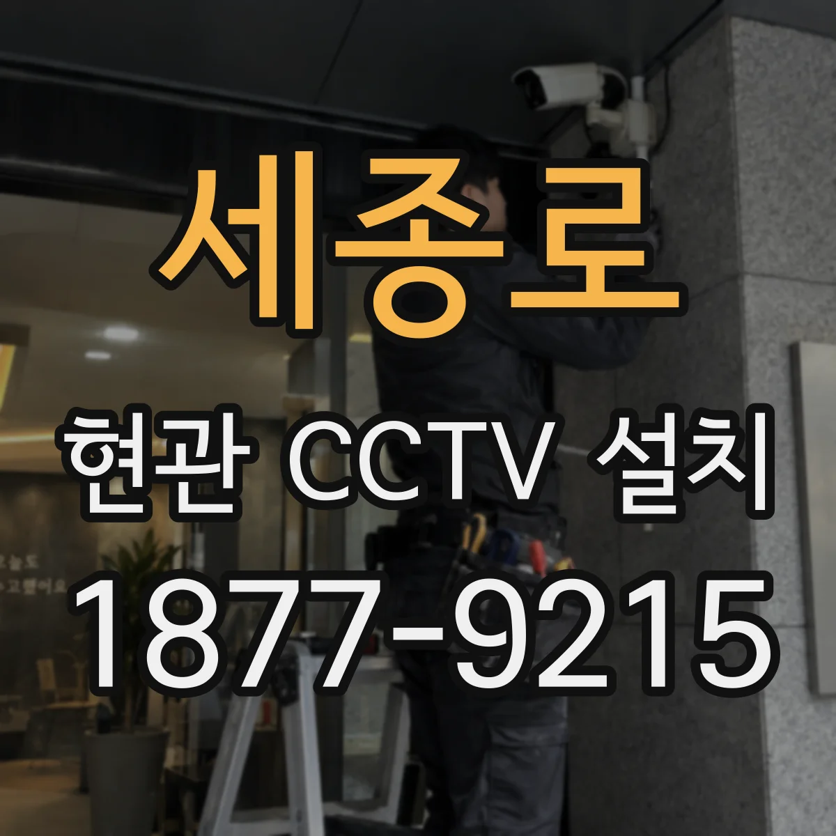 세종로 현관 CCTV 설치
