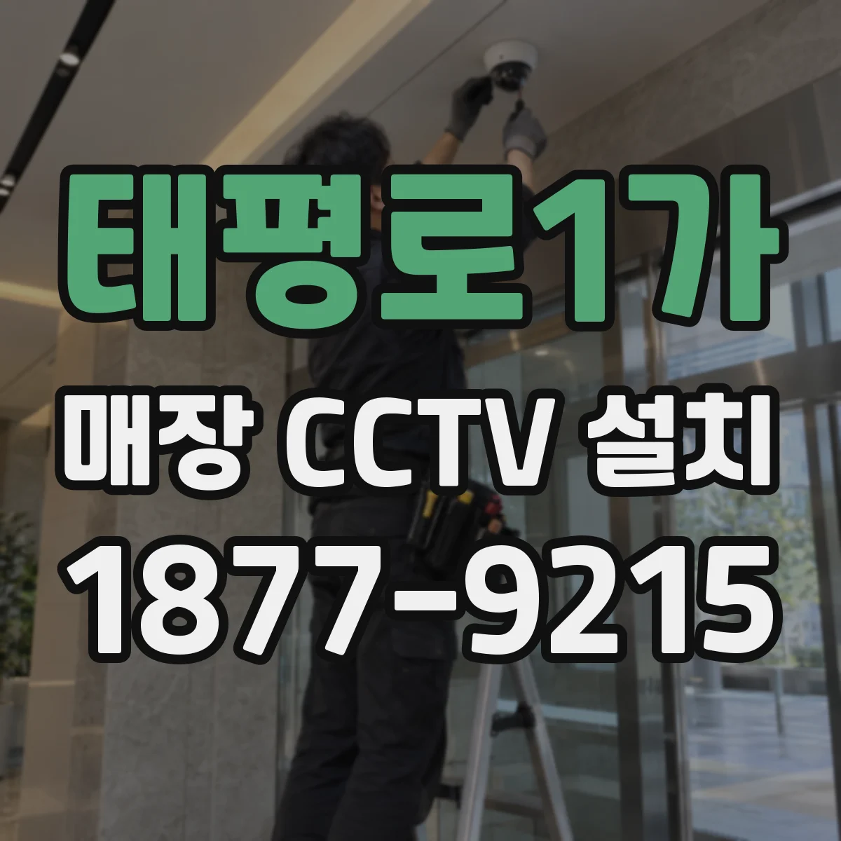 태평로1가 매장 CCTV 설치