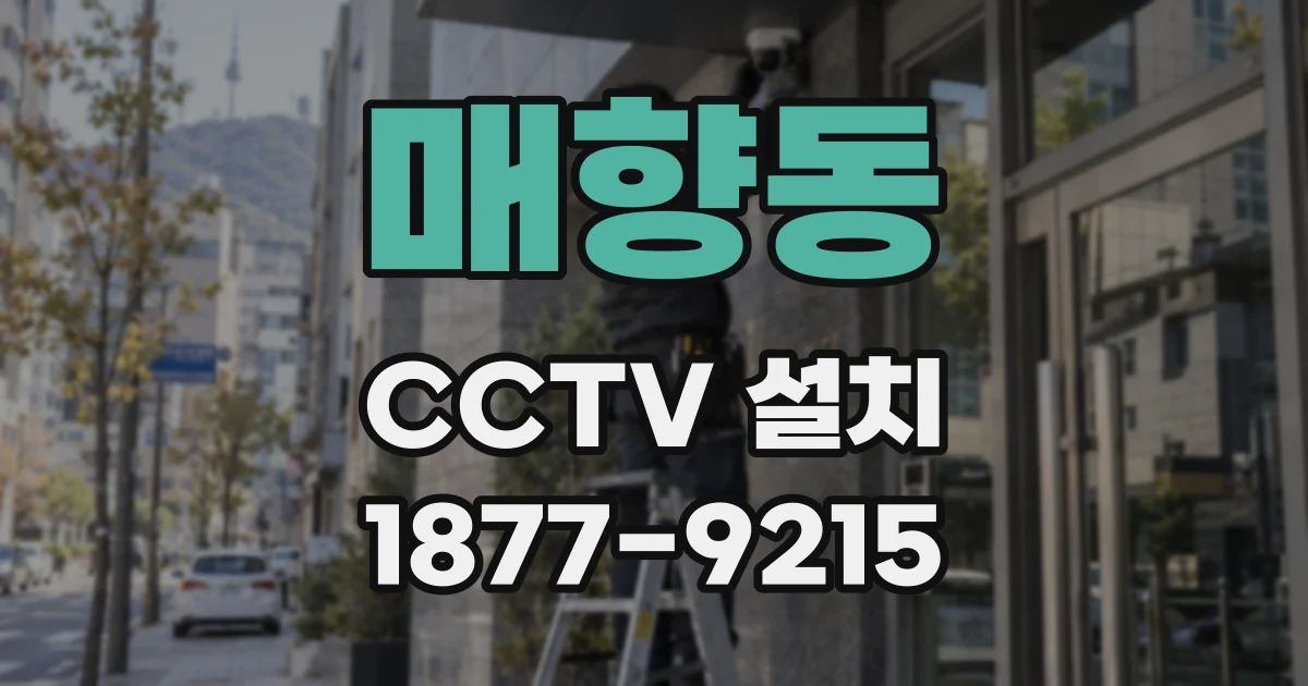 매향동 CCTV 설치