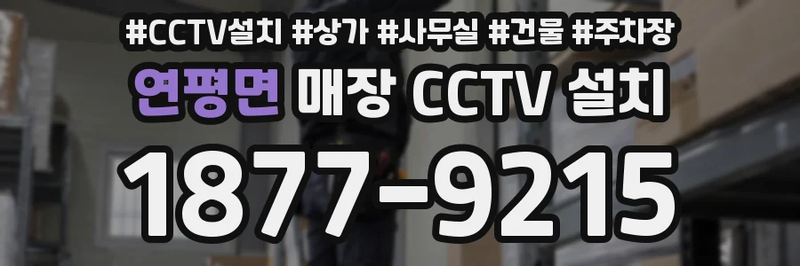 연평면 매장 CCTV 설치