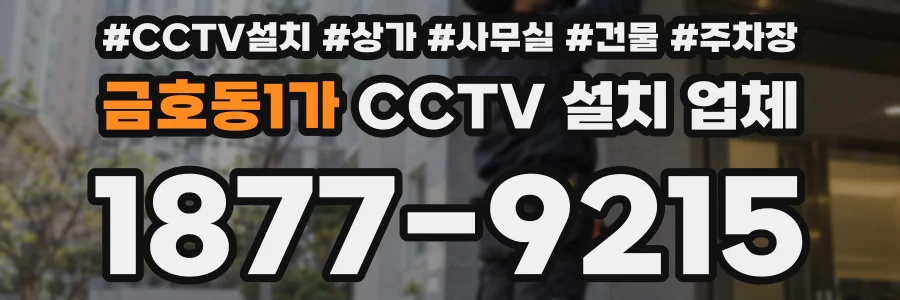 금호동1가 CCTV 설치 업체