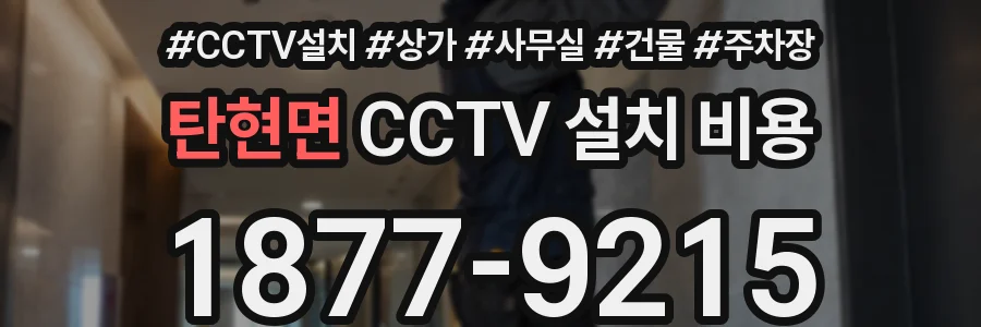 탄현면 CCTV 설치 비용