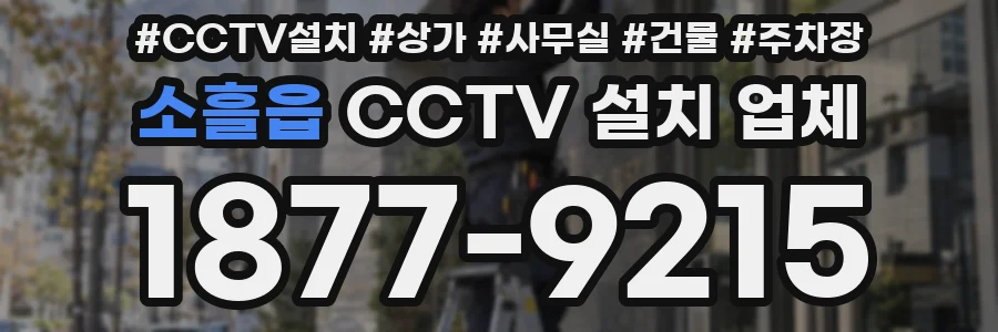 소흘읍 CCTV 설치 업체