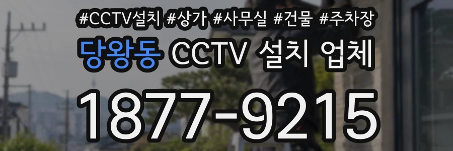 당왕동 CCTV 설치 업체