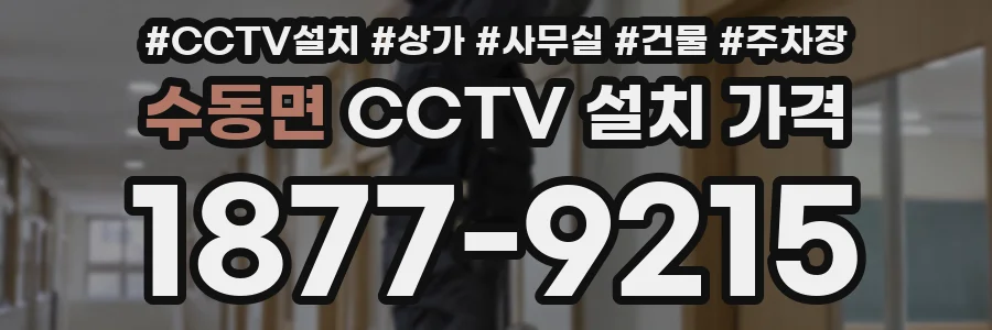 수동면 CCTV 설치 가격