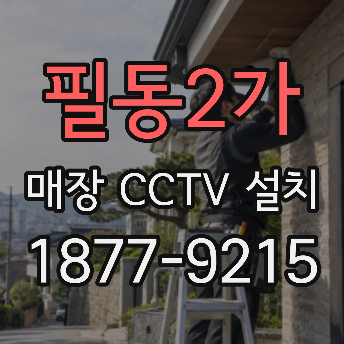 필동2가 매장 CCTV 설치