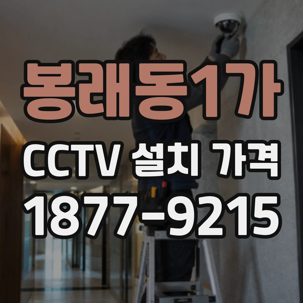봉래동1가 CCTV 설치 가격