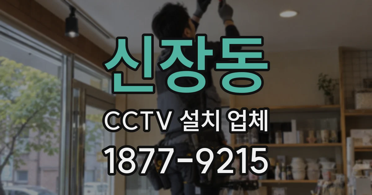 신장동 CCTV 설치 업체