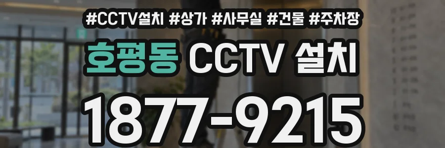 호평동 CCTV 설치