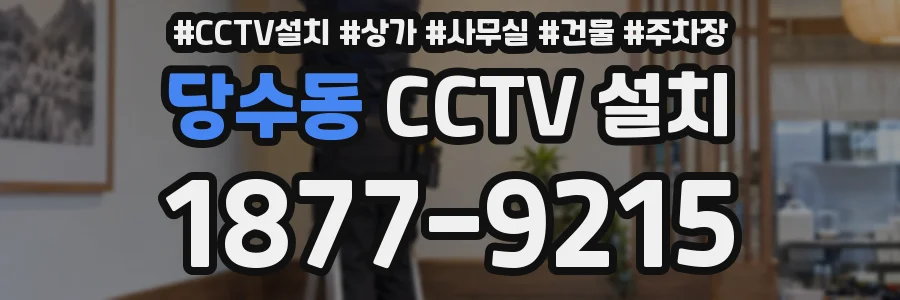 당수동 CCTV 설치